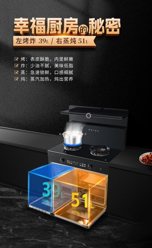 装修后才懂:真的不是智商税,美大集成灶用下来太稳了!