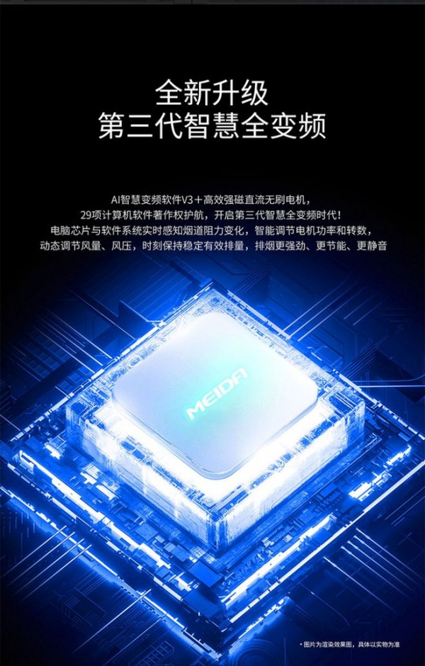厨房油烟溯源:老式传统烟机 vs 美大双变频集成灶排烟差距多大